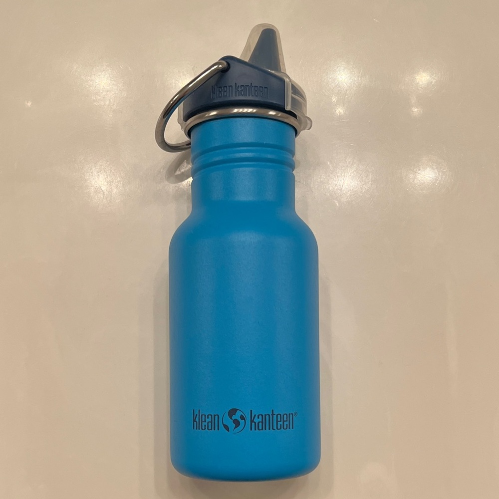Blue Kids Sport Cap Water Bottle